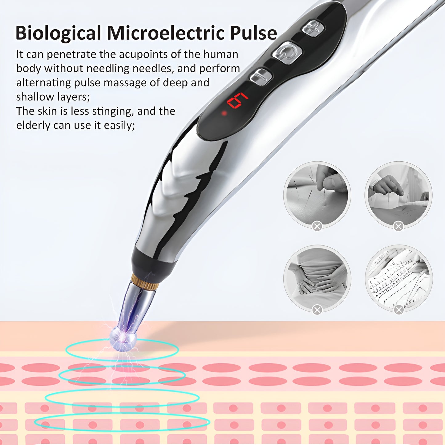 Electric Acupuncture Pen - Pain Relief & Deep Tissue Therapy