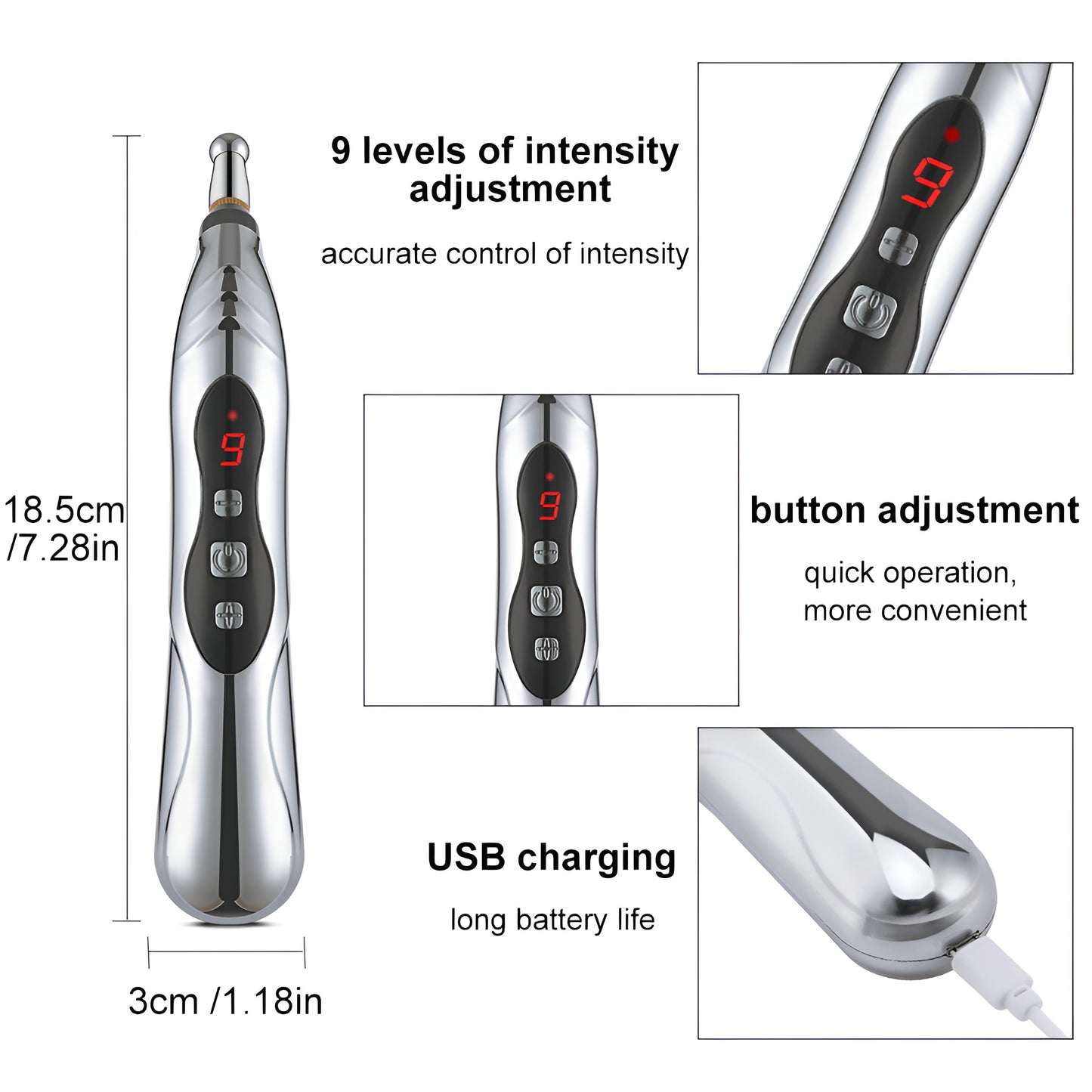 Electric Acupuncture Pen - Pain Relief & Deep Tissue Therapy